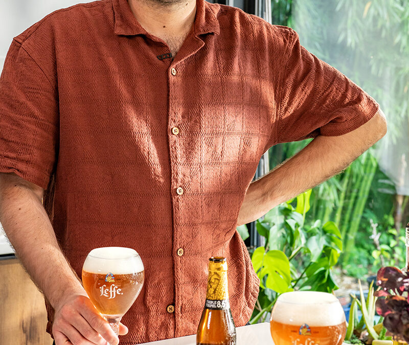 Leffe Tripel met een zonnige en pittige sharing plate